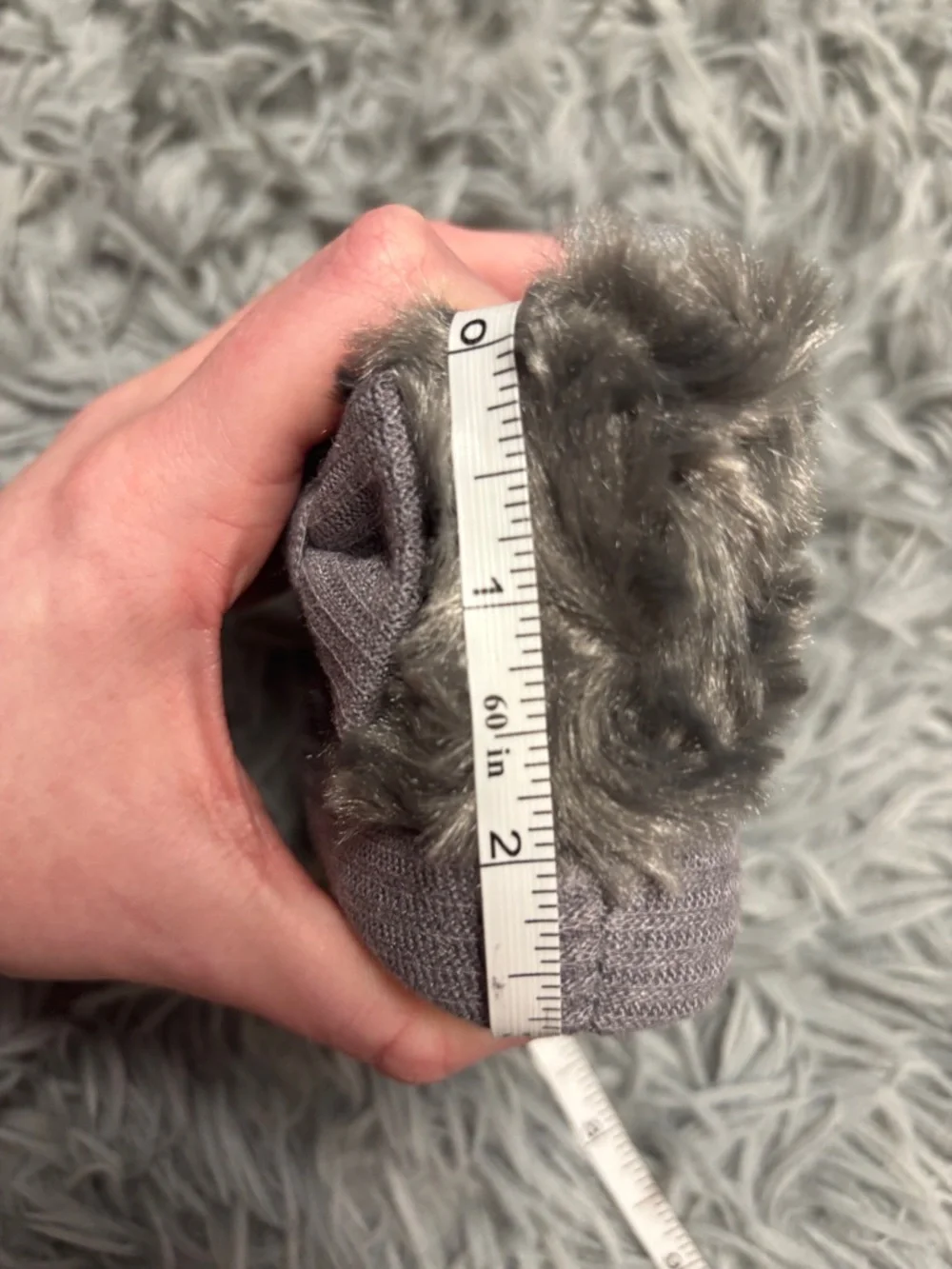 New Faux Fur Baby Booties